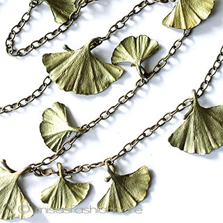 （画像用） マイケルミショー再販！ イチョウ　ネックレス