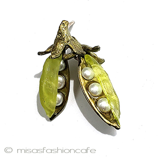 （画像用） マイケルミショー　ピアス 真珠えんどう豆　再販