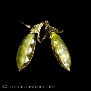 （画像用） マイケルミショー　ピアス 真珠えんどう豆　再販