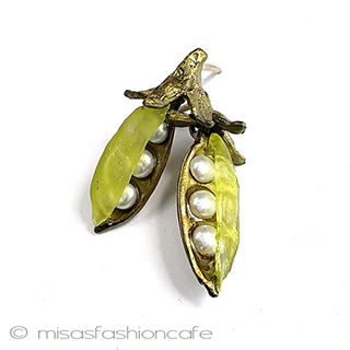 （画像用） マイケルミショー　ピアス 真珠えんどう豆　再販