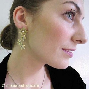 （画像用） Michaud ピアス ゼラニウム