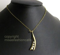 （画像用） Michaud ネックレス 真珠さやえんどう豆