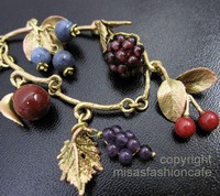 （画像用） Michaudブレス　再販！ 天然石　フルーツ