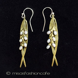 （画像用） マイケルミショー　真珠お米 ピアス　または　クリップ