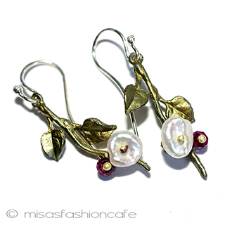 （画像用） マイケルミショー　ローズ ピアス　または　クリップ