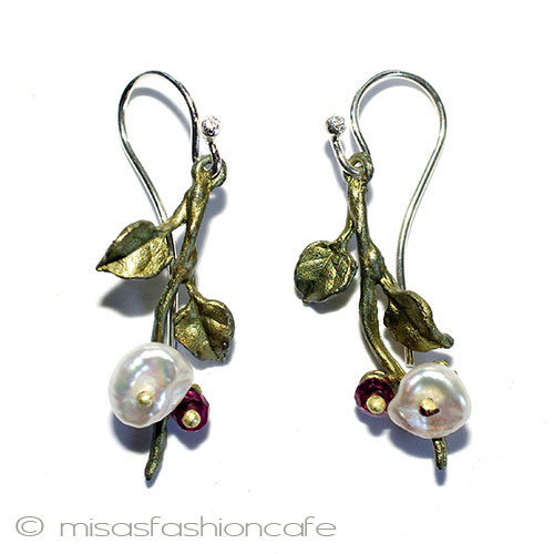 （画像用） マイケルミショー　ローズ ピアス　または　クリップ