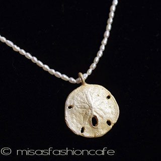 （画像用） マイケルミショー・ネックレス 24Kgp真珠　ウニ　再販！