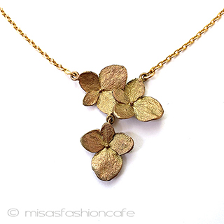 （画像用） マイケルミショー　 紫陽花　ネックレス