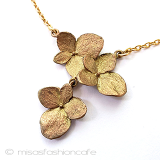 （画像用） マイケルミショー　 紫陽花　ネックレス