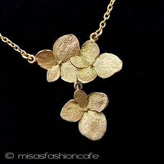 （画像用） マイケルミショー　 紫陽花　ネックレス