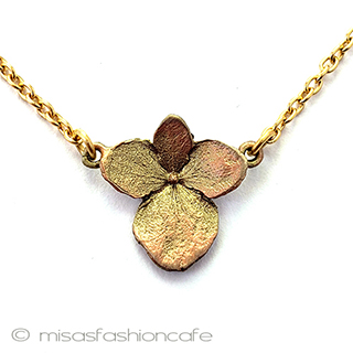 （画像用） マイケルミショー　 紫陽花　ネックレス