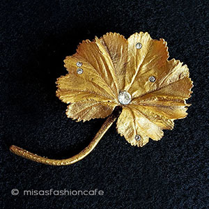 （画像用） ハゴロモ草の雫　ブローチ マイケルミショー美術館