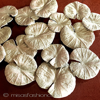 （画像用） マイケルミショー　鍋敷き 睡蓮　蓮の葉