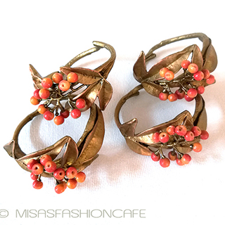 （画像用） マイケルミショー　ナナカマド ナプキンリング　４個セット