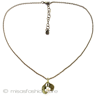 （画像用） マイケルミショー　真珠 ヤドリギ　ネックレス