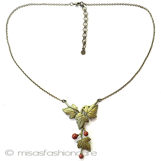 （画像用） マイケルミショーネックレス 天然石グズベリーの果実