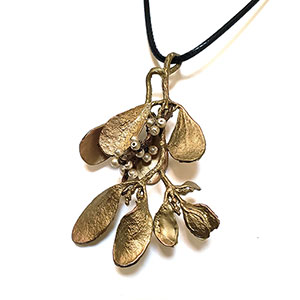 （画像用） マイケルミショー　再販 ヤドリギ真珠ネックレス