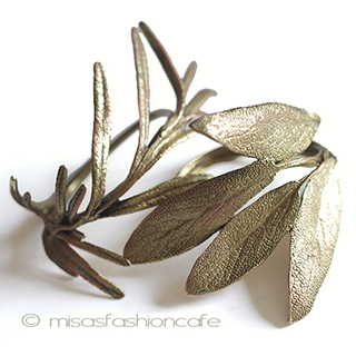 （画像用） ミショー　ナプキンリング ローズマリー＆セージ