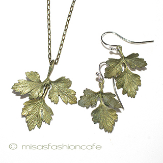 （画像用） マイケルミショー　ハーブ パセリ　ネックレス