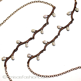 （画像用） マイケルミショー　真珠 ねこやなぎ　ネックレス