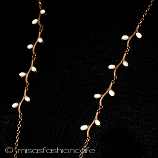 （画像用） マイケルミショー　真珠 ねこやなぎ　ネックレス