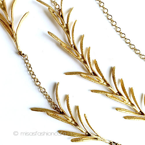 （画像用） マイケルミショー　ハーブ ローズマリー　ネックレス