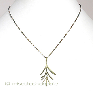 （画像用） マイケルミショー　ハーブ ローズマリーネックレス