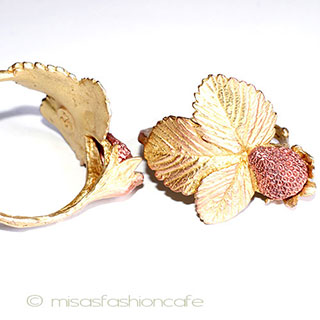 （画像用） フォーシーズン　ミショー ナプキンリング　苺セット