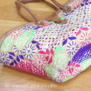 （画像用） モロッコ製かごバック　大