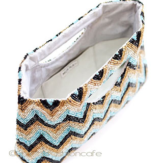 （画像用） ＭＯＹＮＡ.NY　モイナ 全面ビーズ刺繍　バッグ