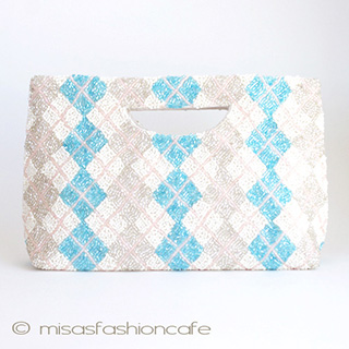 （画像用） ＭＯＹＮＡ.NY　モイナ 全面ビーズ刺繍　バッグ