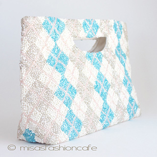 （画像用） ＭＯＹＮＡ.NY　モイナ 全面ビーズ刺繍　バッグ