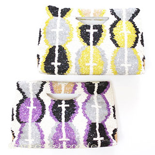 （画像用） ＭＯＹＮＡ.NY　モイナ 全面ビーズ刺繍　バッグ