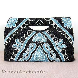 （画像用） MOYNA モイナ バッグ ブルーレーシー