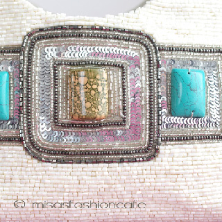 （画像用） MOYNA モイナ バッグ ターコイズジュエル