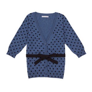 （画像用） Paul & Joe　ガーディガン 　ドット柄＆リボン