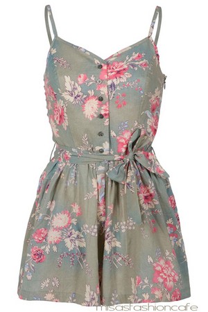 （画像用） Paul & Joe　ロンパース 花柄　 ジャンプスーツ