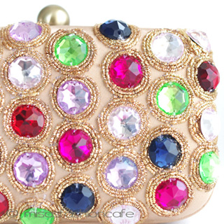 （画像用） ＳＡＮＴＩサンティ クラッチ Goldｘマルチカラー