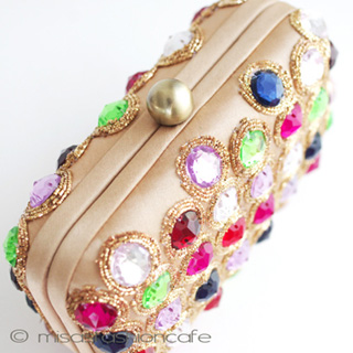 （画像用） ＳＡＮＴＩサンティ クラッチ Goldｘマルチカラー