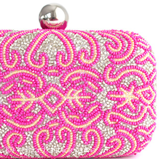 （画像用） ＳＡＮＴＩサンティ クラッチ パーティーバッグ Pink