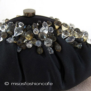 （画像用） SANTI サンティ クラッチ ティアドロップ・ビジュー