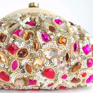 （画像用） ＳＡＮＴＩサンティ　バッグ GOLD　ピーコック