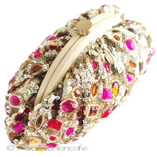 （画像用） ＳＡＮＴＩサンティ　バッグ GOLD　ピーコック