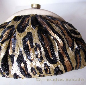 （画像用） SANTI サンティ クラッチ 　レオパード