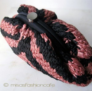 （画像用） ＳＡＮＴＩサンティ　バッグ シルク編み ボーダー