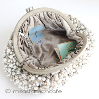 （画像用） ＳＡＮＴＩ　パーティーバッグ パール＆クリスタル再販