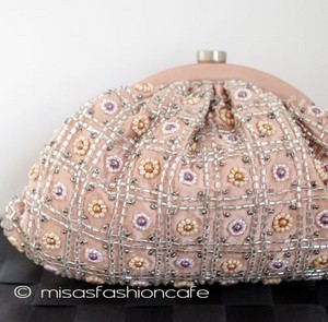 （画像用） SANTI サンティ クラッチ 　ピンキーオレンジ