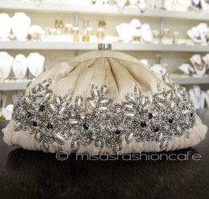 （画像用） SANTI サンティ クラッチ 　フェミナン・フラワー