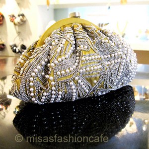 （画像用） SANTI サンティ クラッチ 　パールxチェーン