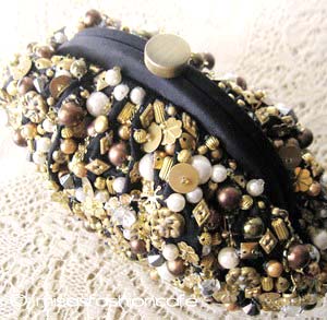 （画像用） ＳＡＮＴＩサンティ　バッグ パール・スタッズ 再販